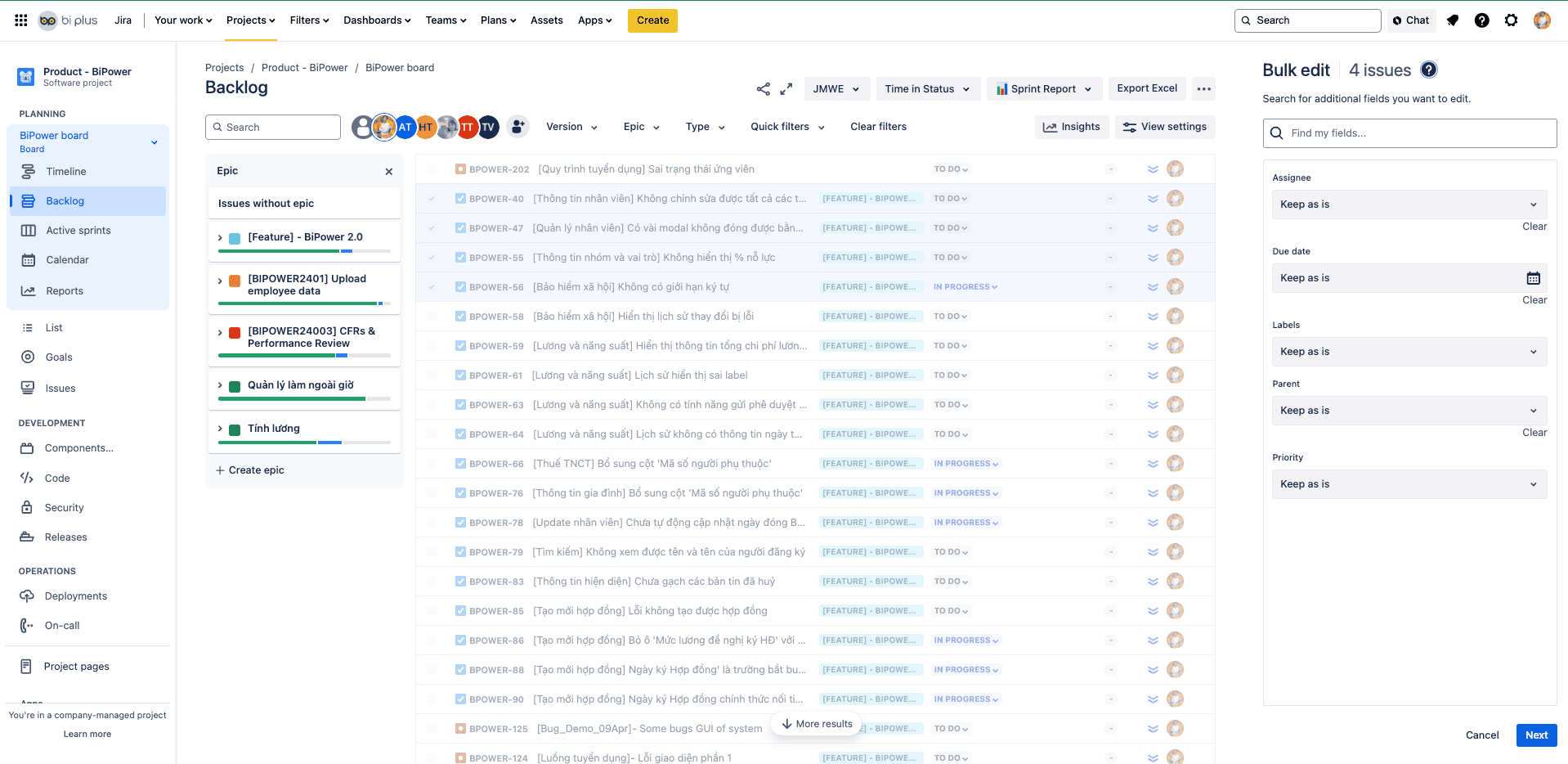Bulk edit improvements on the backlog.png