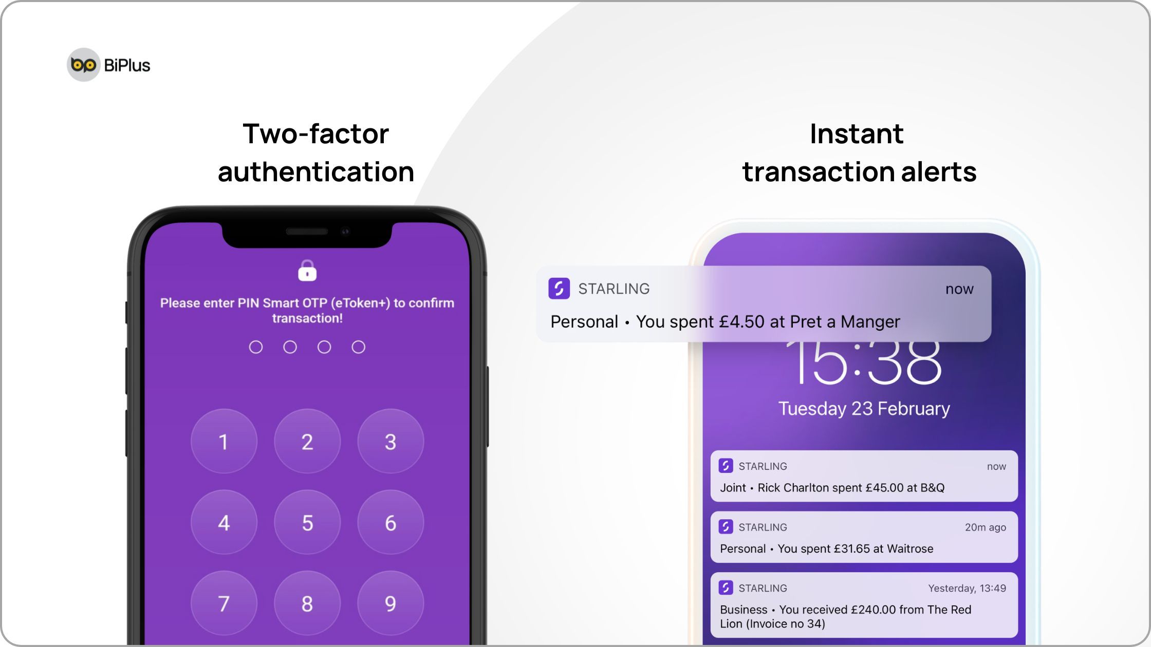 Features Fintech App- Advanced security measures