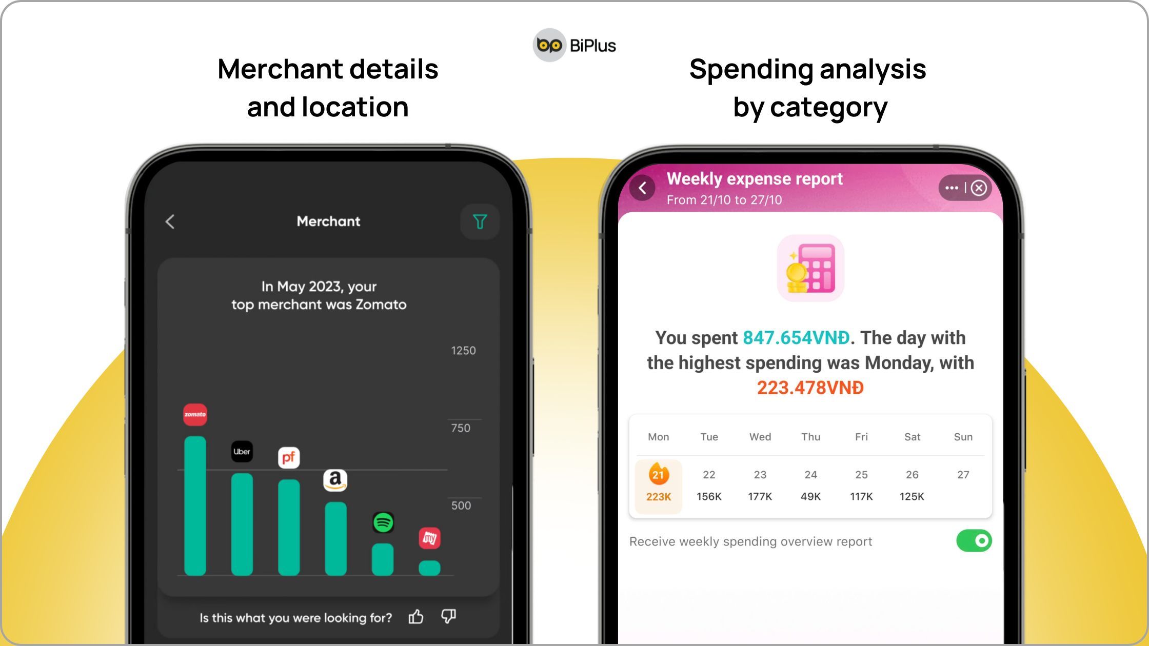 Features Fintech App - Real-time transaction tracking