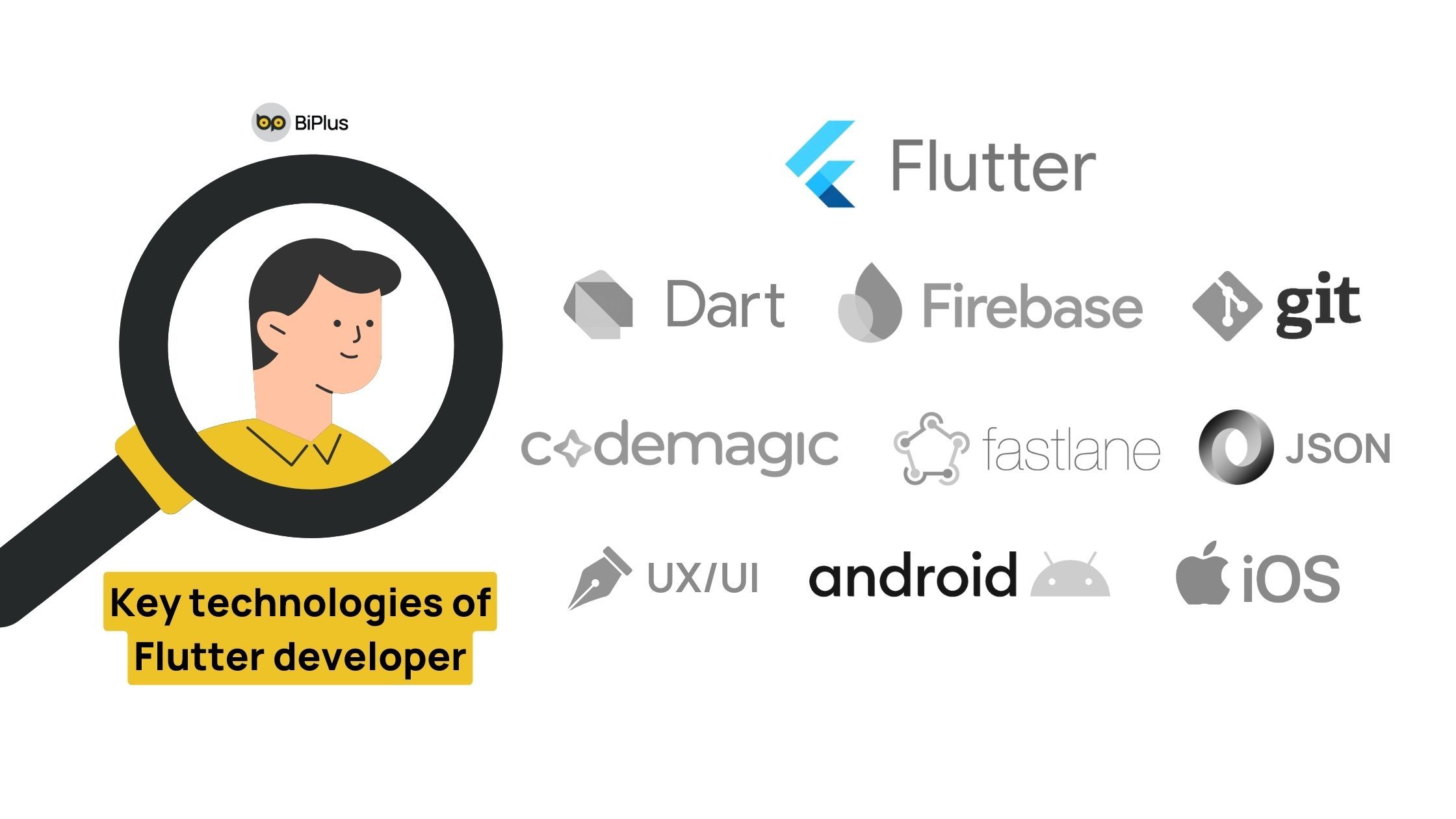 Key skills and technologies of Flutter developers