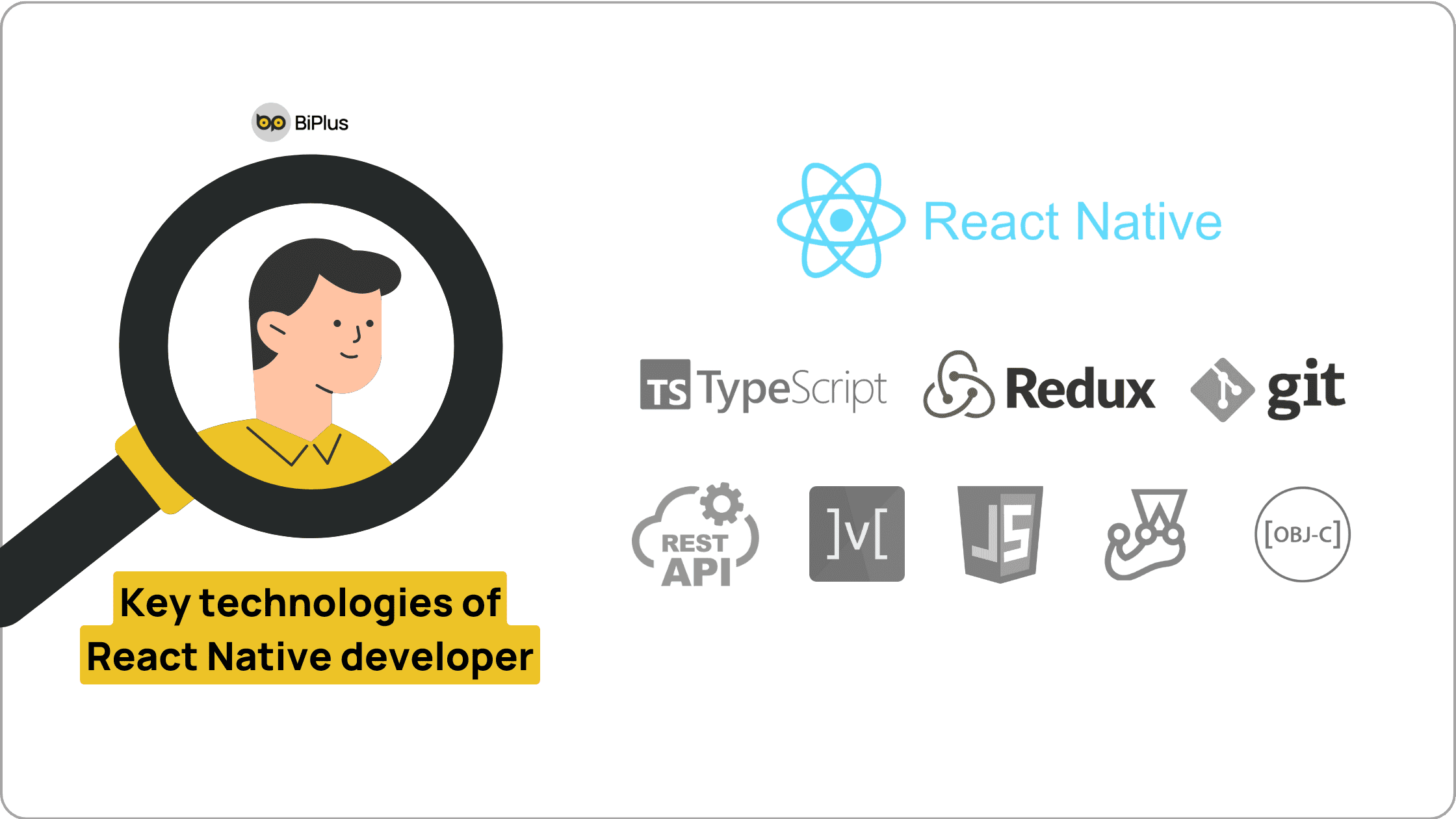 Key skills and technologies of React Native developers