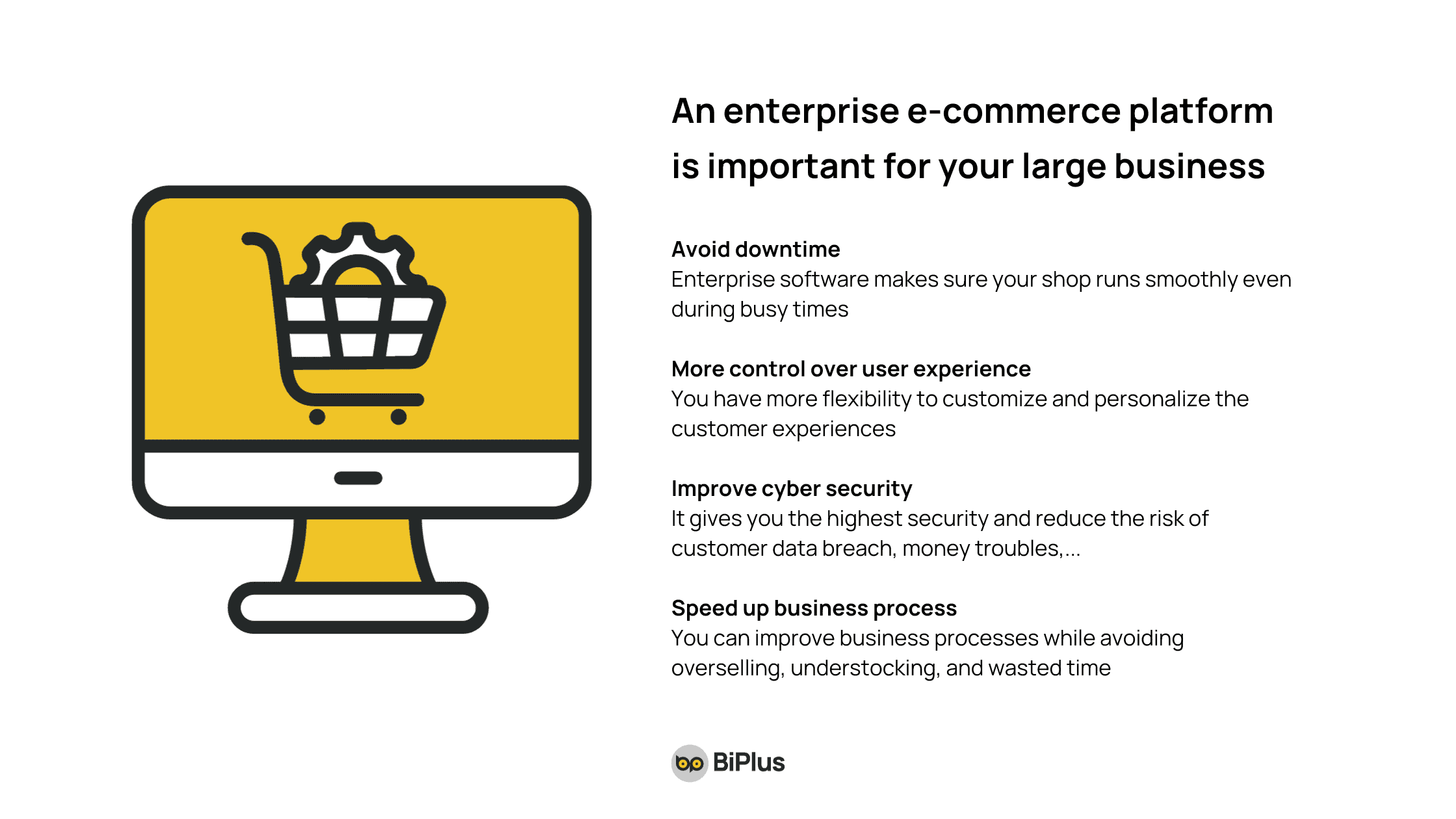 why enterprise e-commerce platform important for large businesses